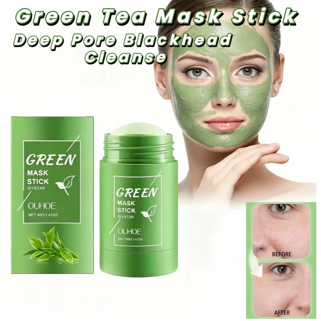 Green Tea Cleansing Clay Mask - Stik Masker Teh Hijau untuk Wajah