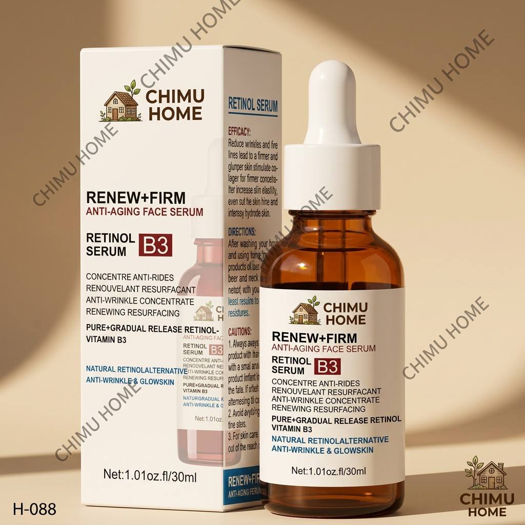 Hyaluronic Acid Facial Serum - 【CHIMU HOME】Serum Wajah Retinol B3 untuk