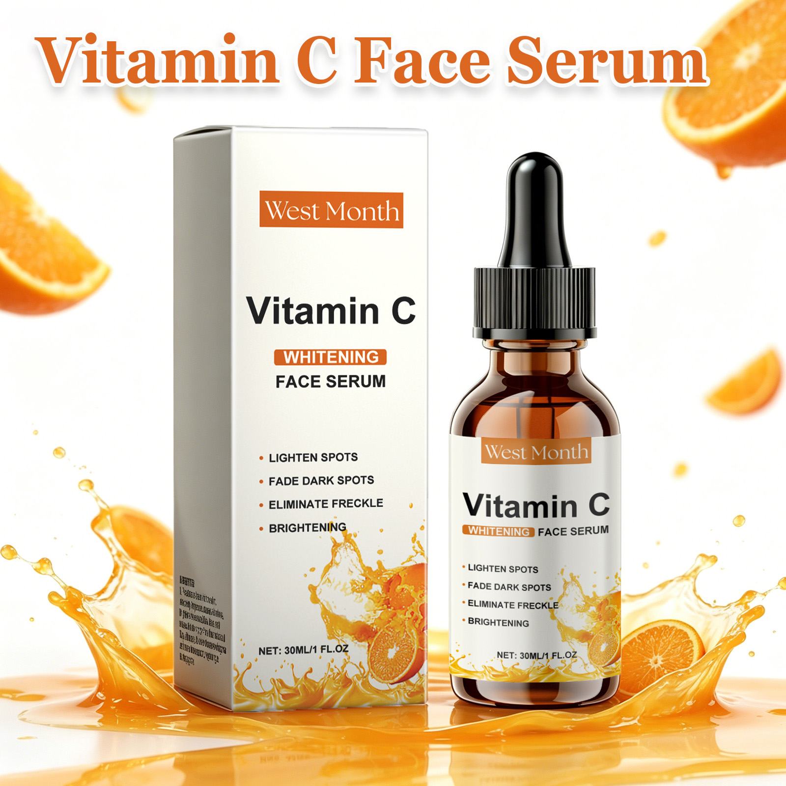 Hyaluronic Acid Facial Serum - Vitamin C Esens Wajah Penghilang Noda