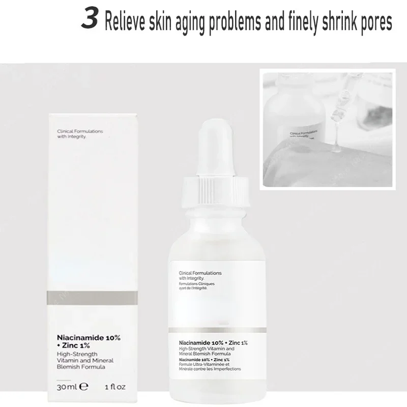 Niacinamide Pore Shrinking Essence - Niacinamide Esensi Pemutih Magnesium, Mencerahkan dan