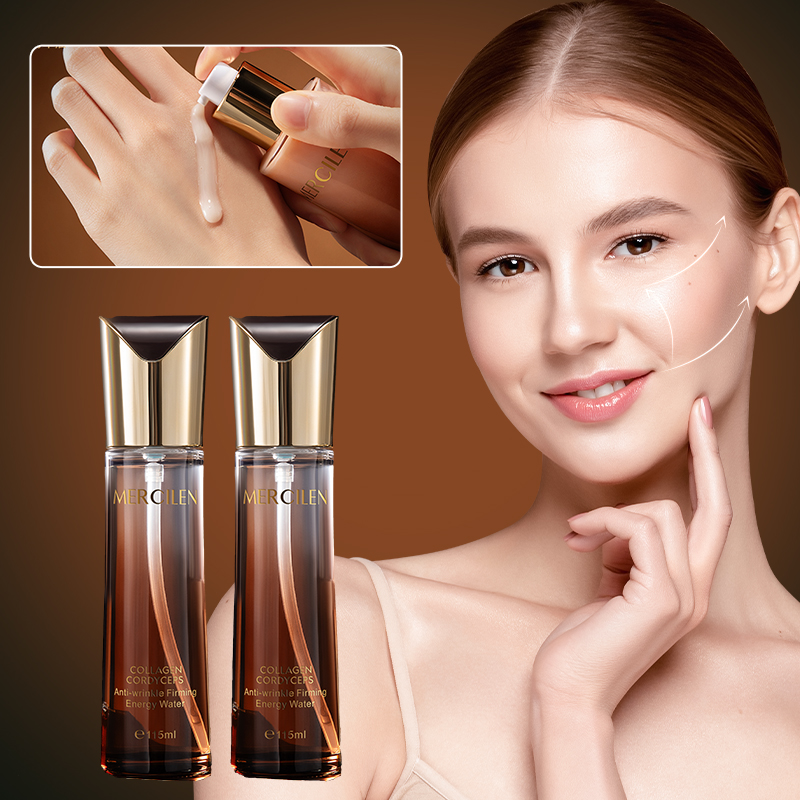 Hyaluronic Acid Facial Serum - Mercilen Collagen Cordyceps Firming Energy Water,