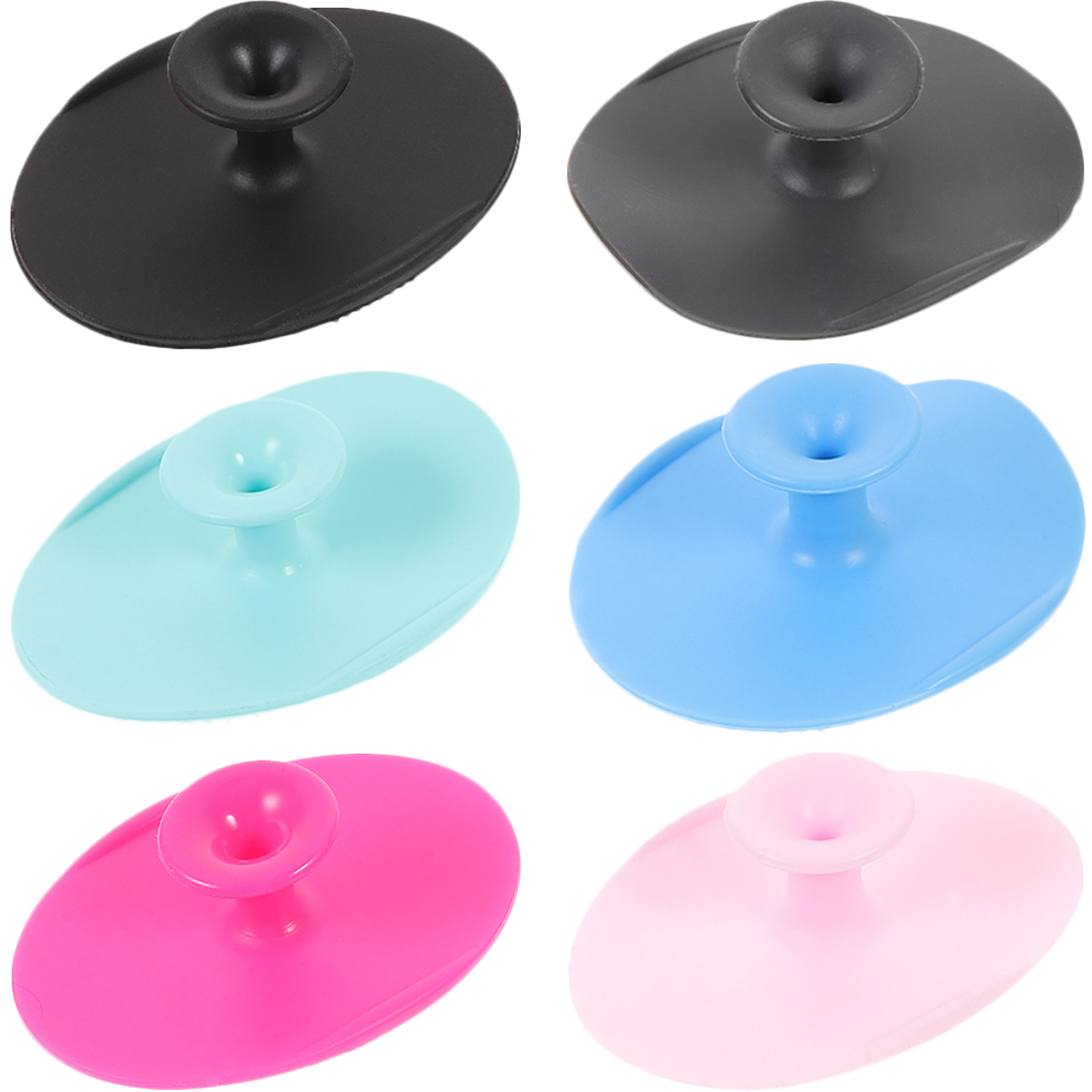 Silicone Face Scrubber Electric - 6 Buah Sikat Pembersih, Pembersih Pori-pori,