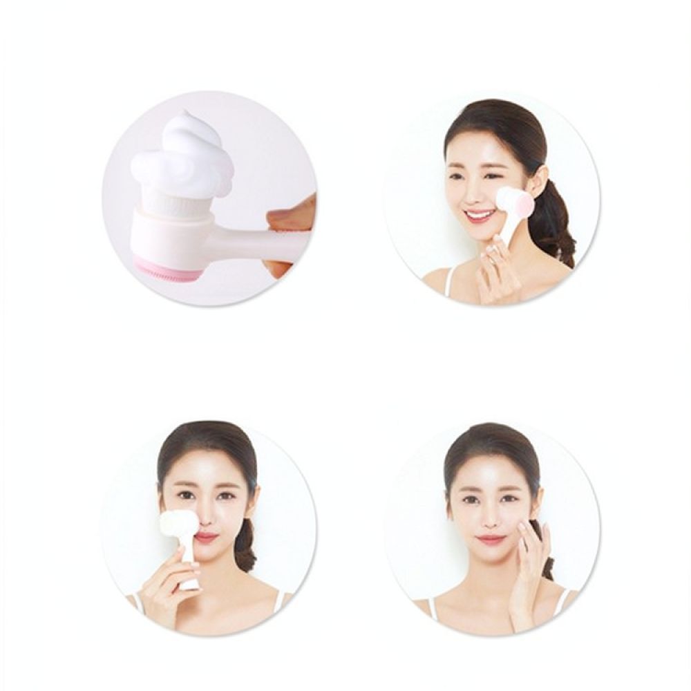 Silicone Face Scrubber Electric - Sikat Pembersih Wajah Silikon, Alat Pijat