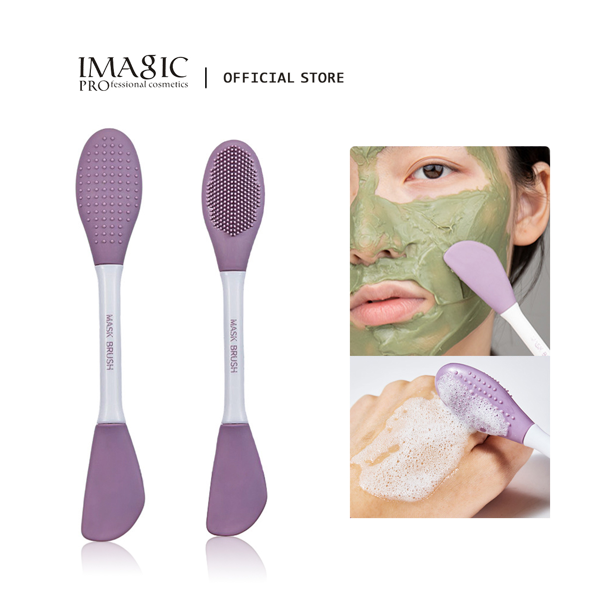 Silicone Face Scrubber Electric - IMAGIC Sikat Pembersih & Masker Wajah