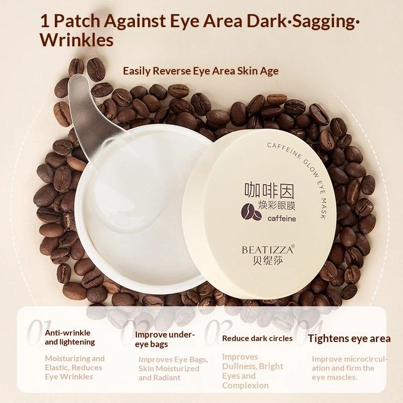 Masker Mata Kafein Anti Kerut  - Collagen Under Eye Patches ulasan dan harga