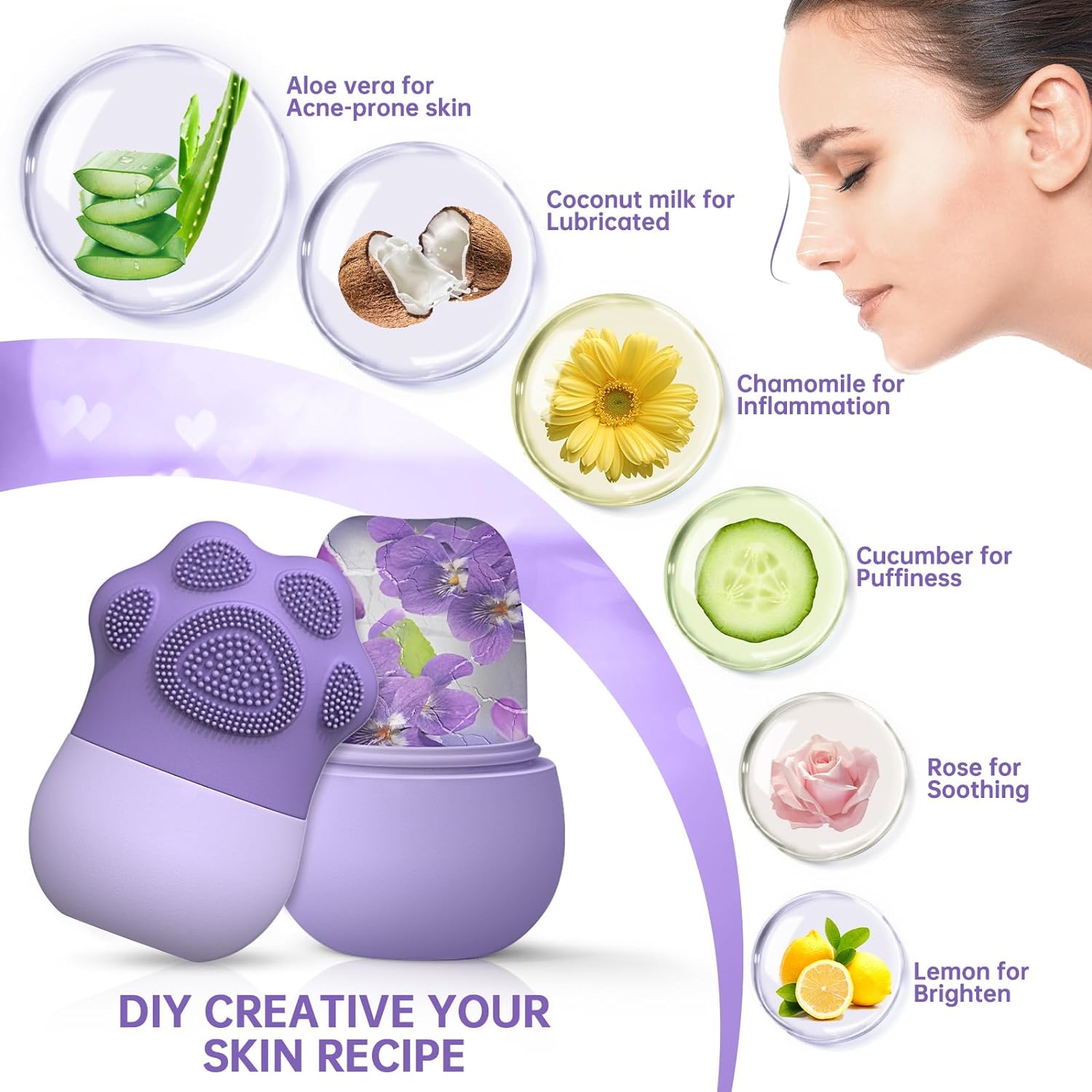 Rol es wajah untuk perawatan k - Face Ice Roller Puffiness ulasan dan harga