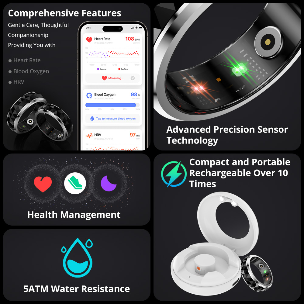 2024 COLMI R11 cincin pintar,  - Health Monitors ulasan dan harga