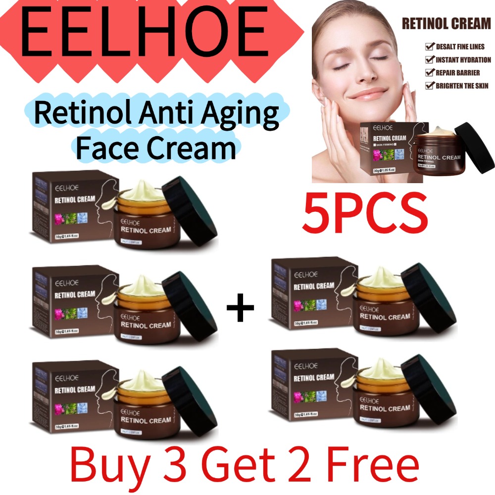 EELHOE 1/2/3/5PCS (Beli 3 Grat - Retinol Anti Wrinkle Cream ulasan dan harga
