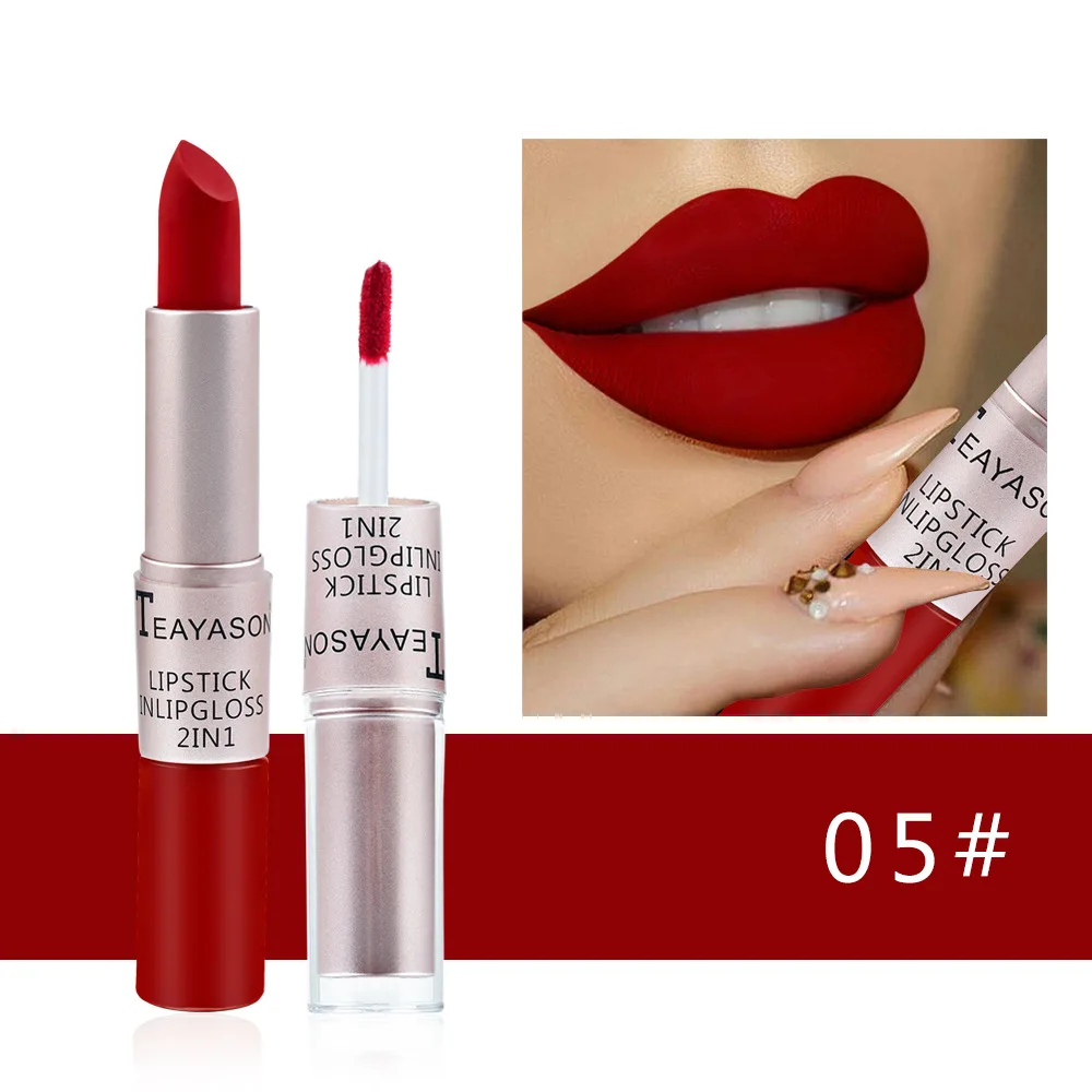 1 buah lipstik merah muda Lip  - Matte Velvet Lip Tint Long Lasting ulasan dan harga
