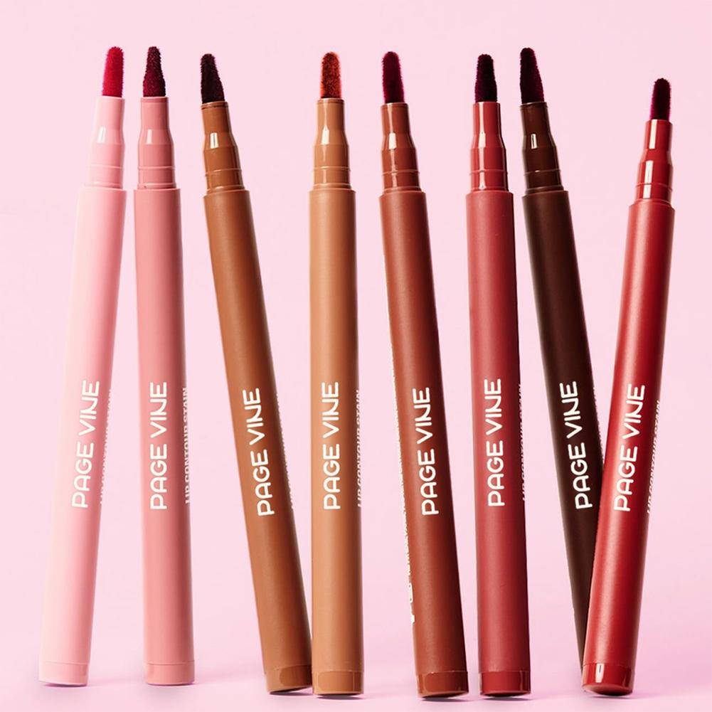 Pensil Lipliner Matte Tahan Ai - Matte Velvet Lip Tint Long Lasting ulasan dan harga