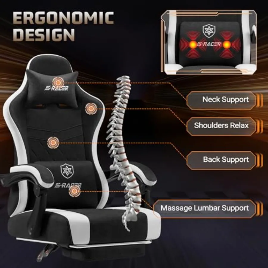 Kursi gaming untuk orang dewas - Massage ulasan dan harga