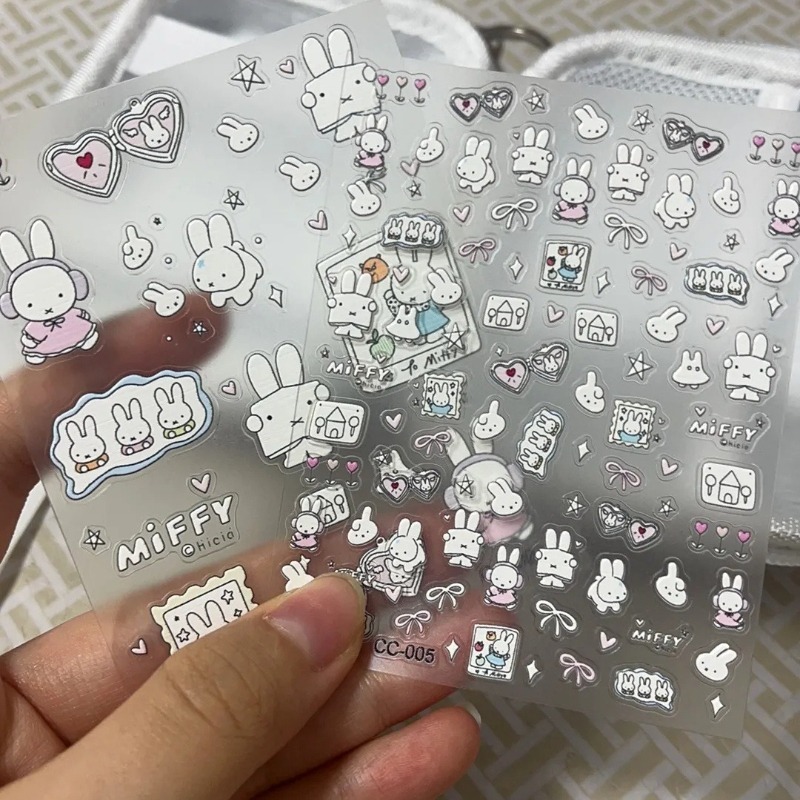 Stiker kuku kartun Miffy stike - Nail Art ulasan dan harga