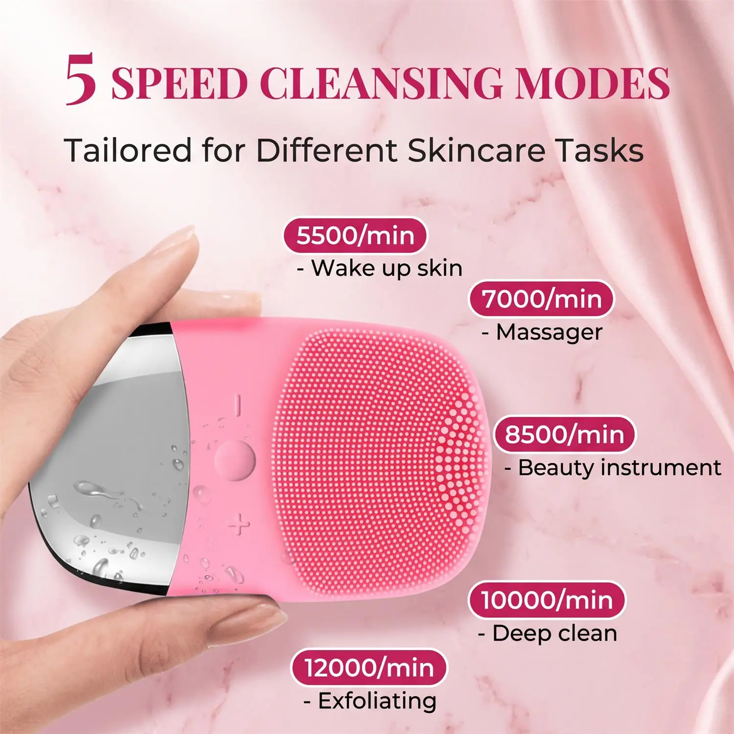 Sikat Pembersih Wajah Elektrik - Silicone Face Scrubber Electric ulasan dan harga